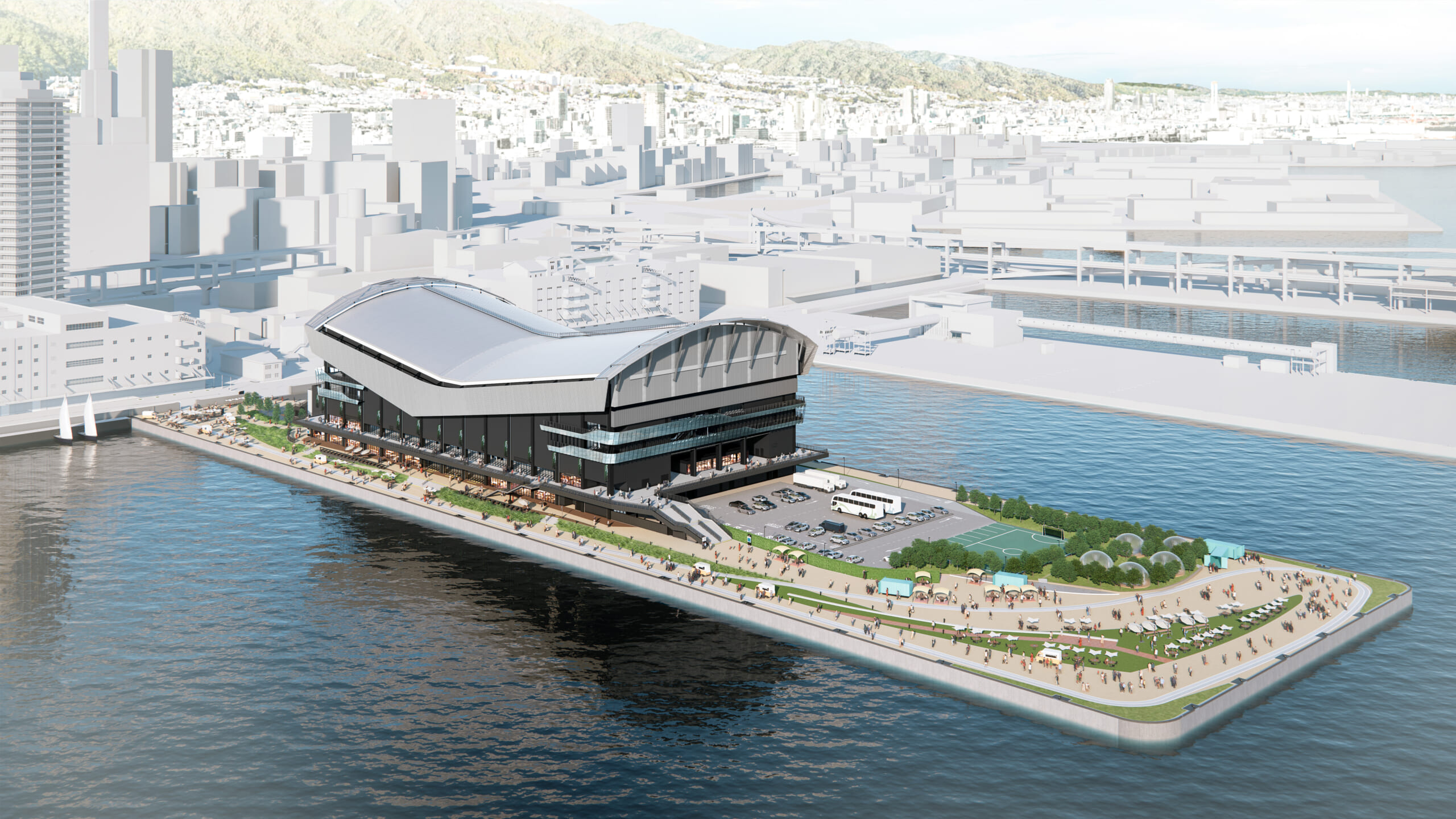 NHKにて紹介されました「神戸港の多目的アリーナ 建設工事始まり安全祈願祭を実施」